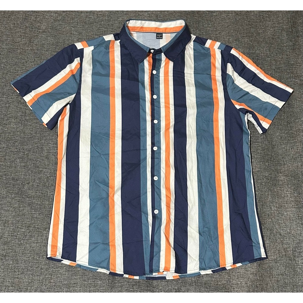 Manfinity Men's L Striped Short Sleeve Shirt‎